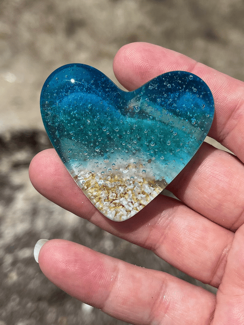 🔥Last Day Promotion 50% OFF🔥 - Glass Beach Pocket Heart