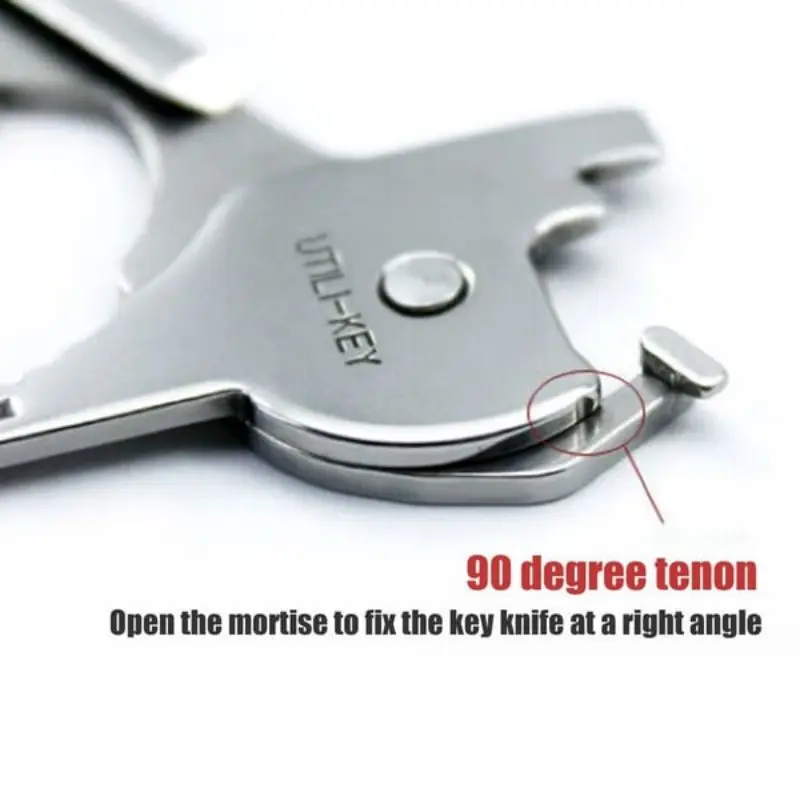 6 in 1 Utili-key Multi-Tool Keychain