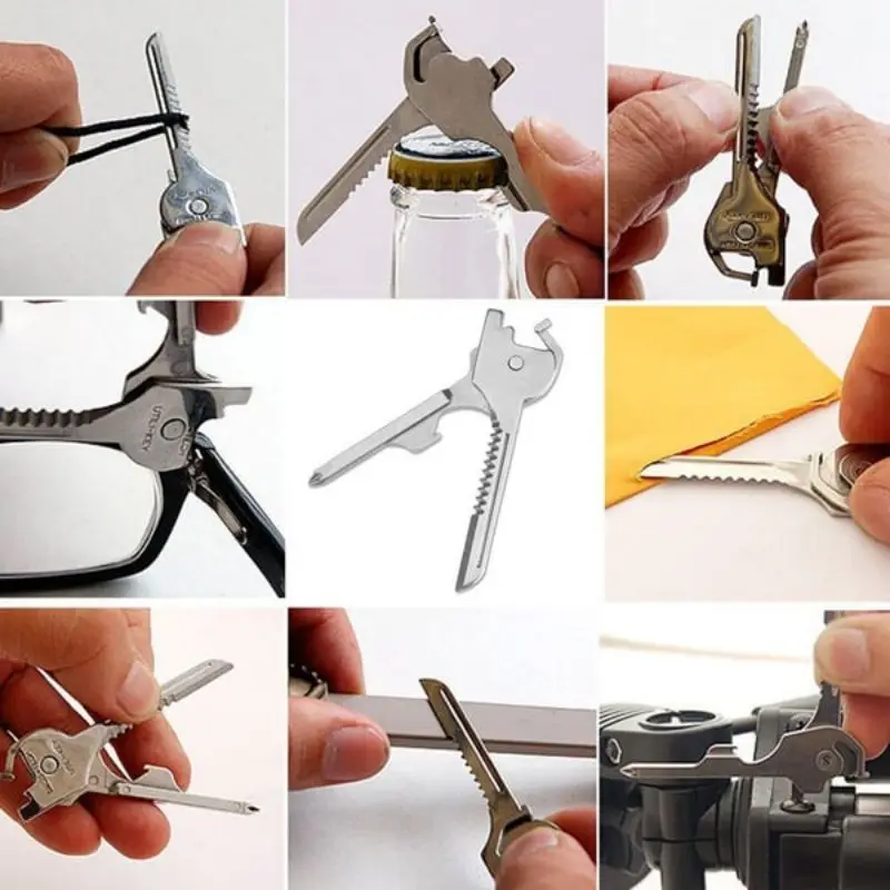 6 in 1 Utili-key Multi-Tool Keychain